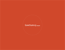 Tablet Screenshot of gowthamraj.com
